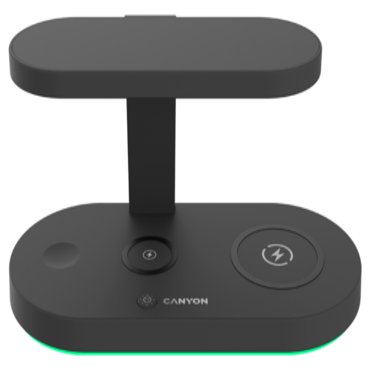 Беспроводная зарядная станция Canyon WS-501 15 Вт QI черный CNS-WCS501B 3600₽