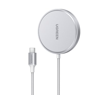 Беспроводное зарядное устройство UGREEN CD284 15 Вт 18А для устройств iOS белый 80661 2350₽