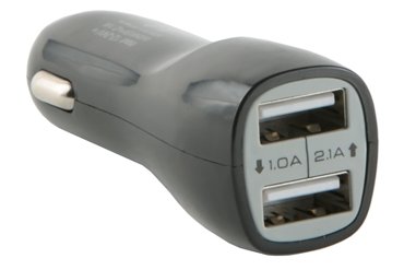 Автомобильное зарядное устройство Red Line AC2-20 2xUSB 21А черный УТ000015802 255₽