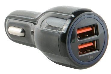 Автомобильное зарядное устройство Red Line AC2-30 2xUSB 3А QC черный УТ000015783 345₽