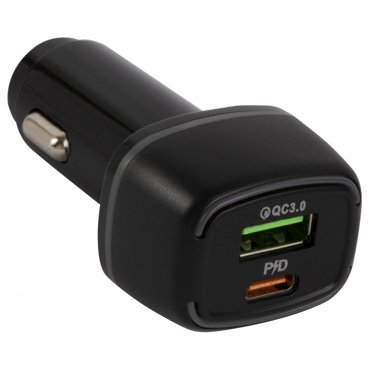 Автомобильное зарядное устройство Red Line PDA-2 USB 1xUSB Type C 18 Вт QC PD черный УТ000027494 550₽