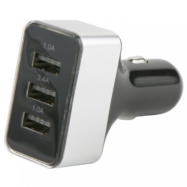 Автомобильное зарядное устройство Red Line Tech АС-13 Lite 3xUSB 34А черныйсеребристый УТ000023702 195₽
