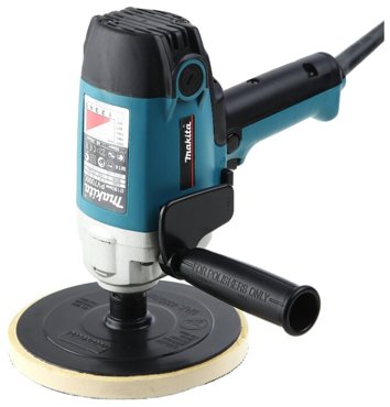 Полировальная машина Makita PV7000C сетевая M14 900Вт 2000 обмин макс диаметр диска 180 мм регулировка оборотов 2 кг 19600₽