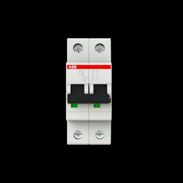 Выключатель автоматический ABB S202-C10 S200 двухполюсный 2P2П 10A C 6кА 2CDS252001R0104 405₽