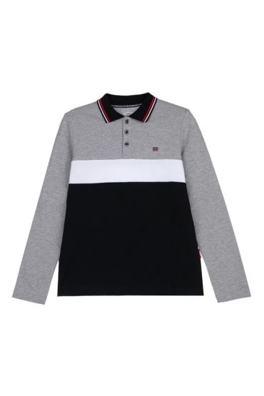 Поло в полоску с длинным рукавом PLAYTODAY 1183₽