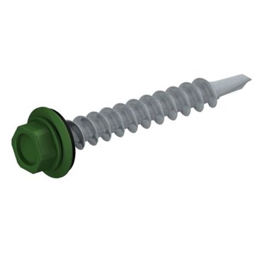 Саморез кровельный Starfix SMC3-95253-100 48х70 мм цинк шайба с прокл PT1 RAL 6002 100 шт в карт уп 500₽
