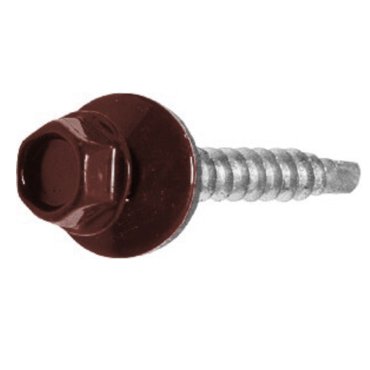 Саморез кровельный Starfix SMP2-21817-70 48х35 мм цинк шайба с прокл PT1 RAL 3009 70 шт в пласт конт 420₽