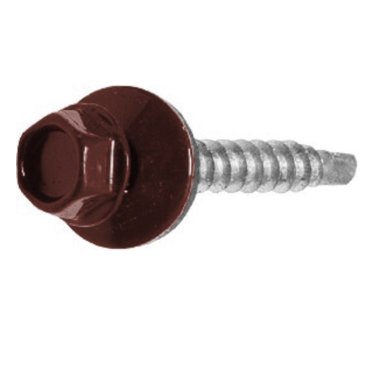 Саморез кровельный Starfix SMP2-21852-30 48х70 мм цинк шайба с прокл PT1 RAL 3009 30 шт в пласт конт 256₽