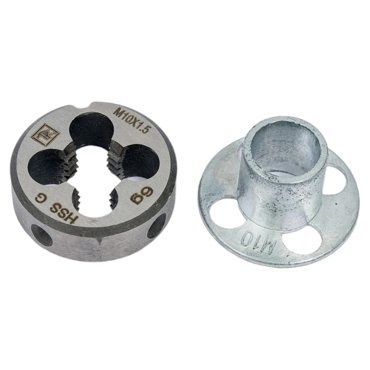 Плашка Thorvik MDG1015 D-DRIVE 052864 круглая ручная с направляющей в наборе М10х15 HSS Ф25х9 мм 510₽