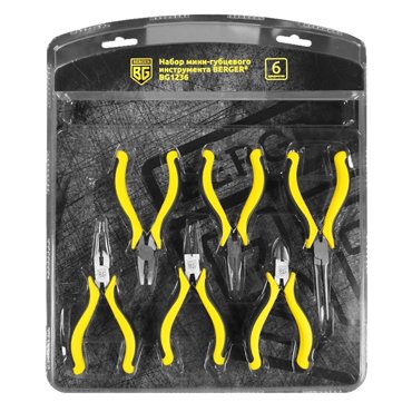 Набор мини-губцевого инструмента Berger BG1236 6 предметов 3063₽