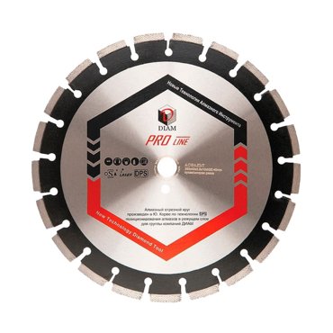 Отрезной круг Diam Асфальт Pro Line 030630 3503210мм 254 9480₽