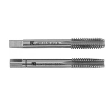 Набор метчиков Thorvik T-COMBO MT61S2 052814 двухпроходных ручных универсальных М6х10 HSS-G 2 шт 410₽