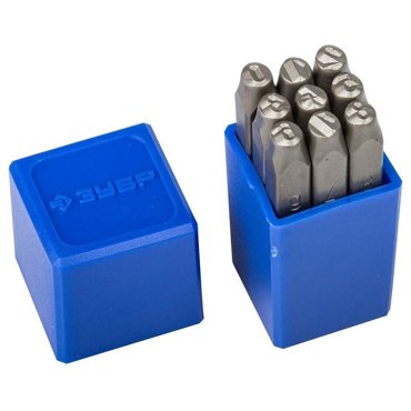 Клейма цифровые Зубр 21501-06_z01 арабские шрифт 6мм 942₽