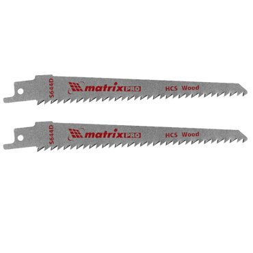 Полотна по дереву для сабельной пилы Matrix Pro S644D 782005 12543 мм HCS 2 шт 306₽