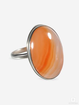 Кольцо с сердоликовым агатом 2640₽