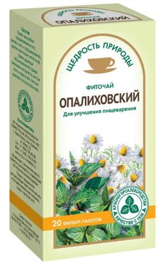 Фиточай Опалиховский фильтр-пакет 2 г 20 шт 126₽