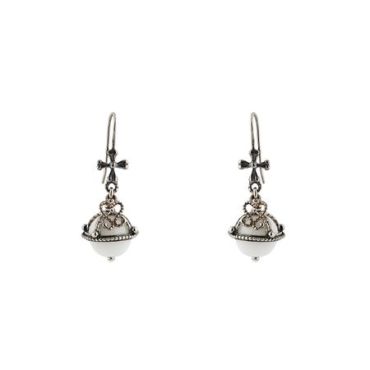 Gem Kingdom Серьги с молочными подвесками 6600₽