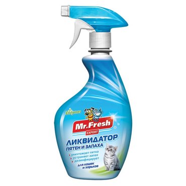 Спрей MrFresh Expert 3в1 ликвидатор пятен и запаха для кошек 500мл 649₽