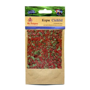 Корм для рыб MsOctopus Cichlid Хлопья для всех видов цихдлид 218₽