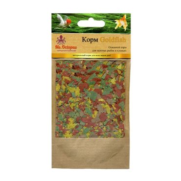 Корм для рыб MsOctopus Goldfish хлопья для золотых рыбок 218₽