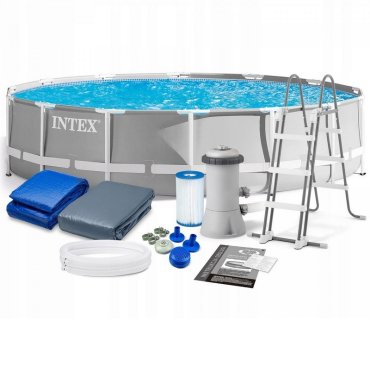 Каркасный бассейн круглый 427х107cм Intex Prism Frametm 26720 41919₽