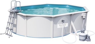 Каркасный бассейн овальный 500х360х120смнасос-фильтр Bestway Hydrium Oval Pool Set 56586 171781₽