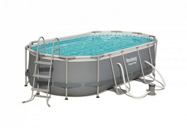 Каркасный овальный бассейн Bestway 427х250х100 см 56620 59741₽