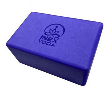 Блок для йоги Inex EVA Yoga Block YGBK-BL 10х15х23 см голубой 1187₽