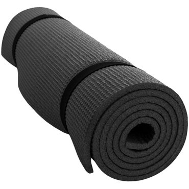 Коврик для фитнеса 150х60х06 см Sportex HKEM1208-06-BLACK черный 537₽