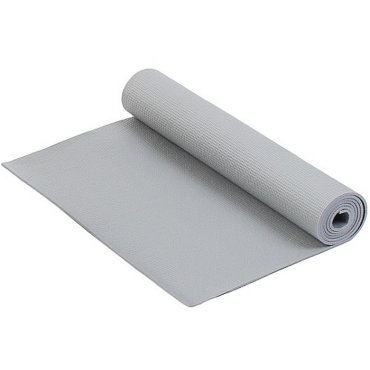 Коврик для фитнеса и йоги Larsen PVC серый 173х60х05см 980₽