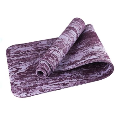 Коврик для йоги Sportex ТПЕ 183х61х06 см B34521 TPEM6-102 фиолетовый гранит 1600₽