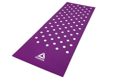 Коврик фитнес-мат Белые Пятна 173x61x07 см Reebok RAMT-12235PL пурпурный 3245₽