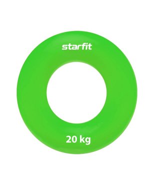 Эспандер кистевой Core Star Fit ES-404 quotКольцо quot d88 см 20 кг силикогель зеленый 419₽