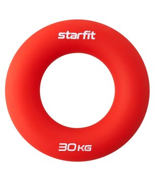 Эспандер кистевой Star Fit Кольцо d88 см 30 кг силикогель ES-404 красный 409₽