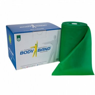 Ленточный амортизатор 25 м Dittmann Body-Band DL32533 среднее сопротивление зеленый 7862₽