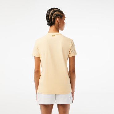Женская футболка Lacoste Slim Fit из органического хлопка фото 2 5990₽