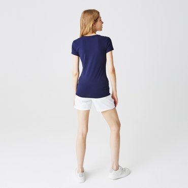 Женская футболка Lacoste Slim Fit фото 2 4990₽