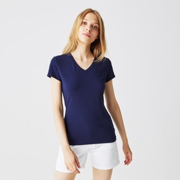 Женская футболка Lacoste Slim Fit 4990₽