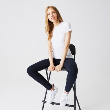 Женская футболка Lacoste Regular Fit фото 3 5988₽