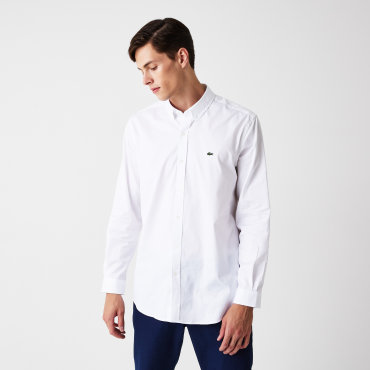 Мужская хлопковая рубашка Lacoste Slim Fit 11088₽