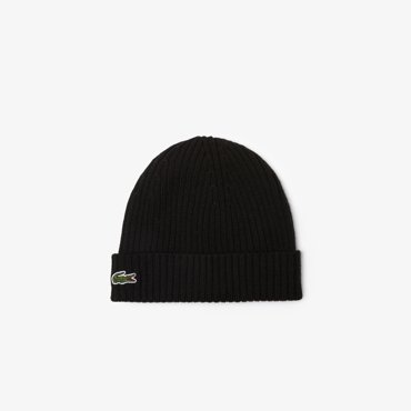Шерстяная шапка Lacoste Unisex в рубчик 6286₽