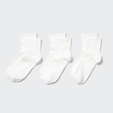UNIQLO обычные носки 3P Конус экипажа 3716₽
