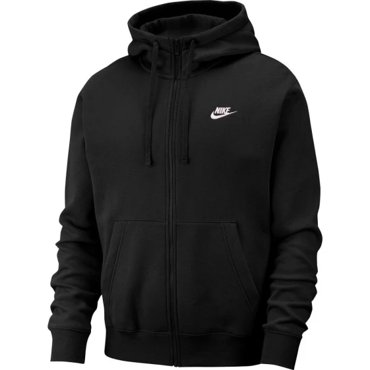 Мужская толстовка с капюшоном на молнии спортивная черная Nike M Club FZ BB 8031₽