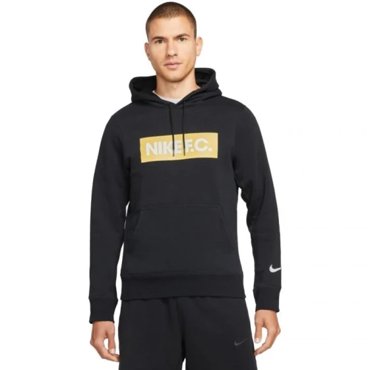 Мужское худи с капюшоном спортивное черное с логотипом Nike Fc Essntl Flc Hoodie PO M CT2011 014 4002₽