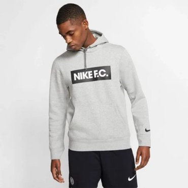 Мужское худи с капюшоном спортивное серое Nike FC S CT2011 M CT2011021 4002₽