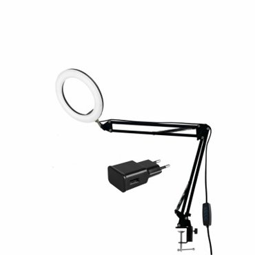 Кольцевая лампа Mobicent NBL-26A 70 см черный 1271₽