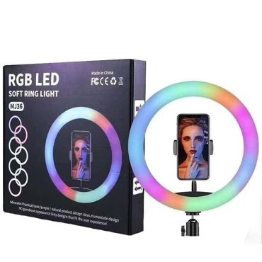 Кольцевой свет GoodStore24 RGB MJ36 36 см 1779₽