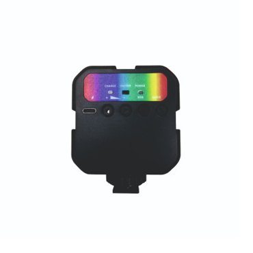 Накамерный светодиодный RGB осветитель на аккумуляторе и с креплением в паз 1285₽