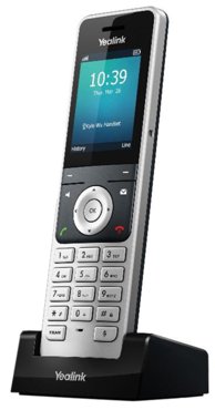 Дополнительная трубка к телефону Yealink W56H 1880-1900MHz 300м серый черный 19271₽