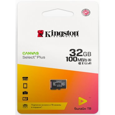 Canvas Select Plus microSDHC UHS-I Class 10 32GB подписка тв на 2 месяца 749₽